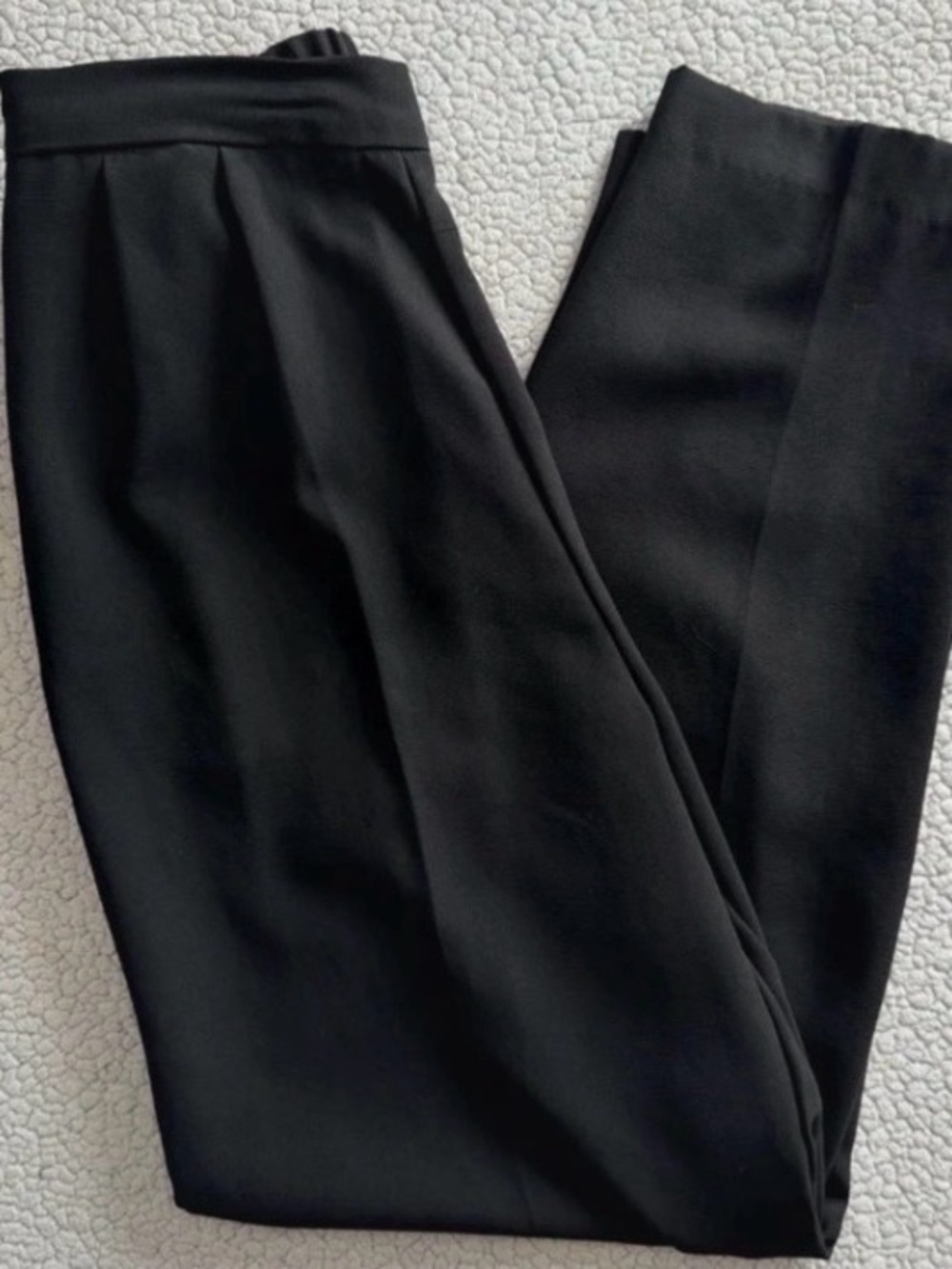 Black Pleated Front Dress Pants